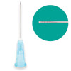 ProBevac 23ga Closed End Irrigation Needle Tips, Blue 100/Bx. Tips feature