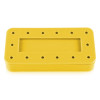 Plasdent Rectangular Bur Block - Spectrum Yellow, 14 Burs Capacity. Magnetic