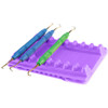 Plasdent Instrument Mat - Small, Neon Purple, 5-3/16' x 4-1/8'. Reversible, 8