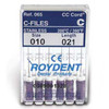 Roydent #06, 21 mm, Heat-tempered Steel C-File. Package of 6 Files