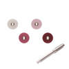 SeptoDiscs Kit Assorted Abrasive Discs 120 Assorted 1/2” and 1 Pop-On Mandrel