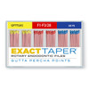 ExactTaper F1-F3 Gutta Percha Asst Points 28mm, Color Coded, 60/Box