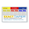 ExactTaper F1-F3 Absorbent Paper Asst Points 28mm, Color Coded, 60 Per Box
