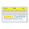 ExactTaper F5 Absorbent Paper Points 28mm, Color Coded, 60 Per Box. Made