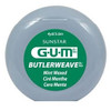 GUM ButlerWeave Waxed Mint Dental Floss, Box of 144 Dispensers, 4 yard of Floss