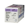 Look 4/0, 10' PolySyn/PGA Undyed Braided Sutures with C-17 reverse-cutting 12mm