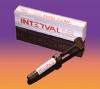 Interval LC, light cured temporary restorative material. single 4.5 gram syringe