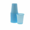Monoart Plastic Cups Light Blue, 200 ml, 100/Pkg.