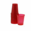 Monoart Plastic Cups Red, 200 ml, 100/Pkg.