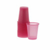 Monoart Plastic Cups Fuchsia, 200 ml, 100/Pkg.