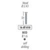 Screws and Tacks 1.4 mm x 10 mm, Micro Auto-Screw