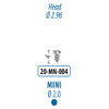Screws and Tacks 2.0 mm x 4 mm, Mini Screw