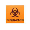 Biohazard Labels   Biohazard Labels, 4 x 4, 25/Pkg.