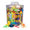 Fun Stop Canister Mix Assorted Animals, 144/Pkg.