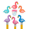 Toy Capsules 1", Flamingo Pencil Topper Vending Capsule, 250/Pkg