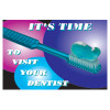 It's Time to Visit Your Dentist Postcard Brush/Paste Postcards, 250/Pkg., RC3551