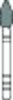 Infection ControlFootball, Diamonds (368-379) Pointed Football, 368-023C, Coarse, 5/Pkg.