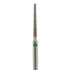 Infection ControlTapered Round End, Single-Use Diamonds 850-012C, Coarse, 25/Pkg.