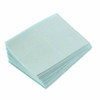 Patient Towels Deluxe, 3-Ply Paper, 1-Ply Poly, Blue, 500/Box