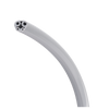 FC Tubing, 4 Hole, Poly Asepsis Gray; Box of 100ft