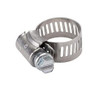 Hose Clamp, Stainless Steel, 1/2" - 1-1/4"; Pkg of 10
