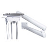 Series 4 Arm Mounted Manual Control Unit for 2HP, 1 Wet & 1 Dry w/White Flex Arm