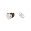 Syringe Button w/Spring, Valve Core, Autoclavable