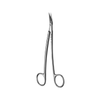 Dean Tonsil & Dissecting Scissor, Angled Blades, S-Shaped, 1 Serrated Blade, Sharp, 17CM
