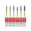 Coltene, Alpen FG #850R.018 Coarse Grit, Round End Taper Diamond Bur, 5/Pack, R850RC018FG, R850RC018FG