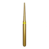 Coltene, Alpen Multi-Use Multilayer Diamond Instruments, FG, Extra Fine, Yellow, Round End Taper, # 856, 5/Pack, 60032301