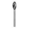 Buffalo Dental, Small Egg/Oval (52R) Dual Cut Regular HP Carbide Bur, 18031