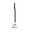 Buffalo Dental, Fissure (32P) Dual Cut Regular HP Carbide Bur, 18040