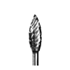 Buffalo Dental, Small Flame (51A) Dual Cut Regular HP Carbide Bur, 18130