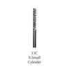 Buffalo Dental, X-Small Cylinder (33C) Diamond Cut Coarse HP Carbide Bur, 18180CDM