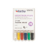 Hedstrom Files with Silicone Stops, 21mm, Assorted #45-80, 6/Pkg.