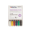 Hedstrom Files with Silicone Stops, 31mm, Assorted #15-40, 6/Pkg.