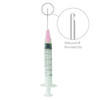 House Brand Endo Irrigation Syringe with Tip, 30 Gauge, 100/Box, Purple