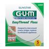 Sunstar, GUM EasyThread Floss Threader Sample Pack 5/Package 100/Bx, 3200PQ