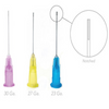 Pac-Dent, Irrigation Needle Tips 27 Ga., notched, Yellow, 100/pack, 239