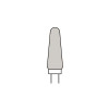 Robot Carbide Cutter Burs, HP, Crosscut, 16/13 Blade Crosscut, # 79E, 5.0 mm Diameter, 13.0 mm Length, 1/Pkg