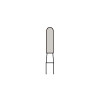Robot Carbide Cutter Burs, HP, Crosscut, 14/12 Blade, # 129E, 2.3 mm Diameter, 8.0 mm Length, 1/Pkg