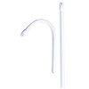 Saliva Ejectors White with White Tip