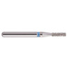 Mark3, Blue Streak Diamond Burs Flat End Cylinder 837.018 Extra Coarse Black 5/Pack, 100-D-837-018XC