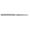 Mark3, Blue Streak Diamond Burs Round End Taper 850.018 Coarse Green 5/Pack, 100-D-850-018C