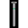 Mark3, Blue Streak Diamond Burs Wheel Rounded Rim Short 909.040 Coarse Green 5/Pack, 100-D-909S-040C