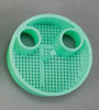 Palmero, Evacuation Screens/Disposable Traps, 1 7/8" Belmont, Biotec, Chayes, Dentech, DentalEZ, Pelton/Crane, Proma & Others (Green)144 screens per bag, 1807