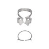 HuFriedy, Rubber Dam Clamp #13a-With GROOVES, RDCM13A-G