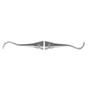 Indiana Curette double end 17/18  7 Satin Steel Colors handl