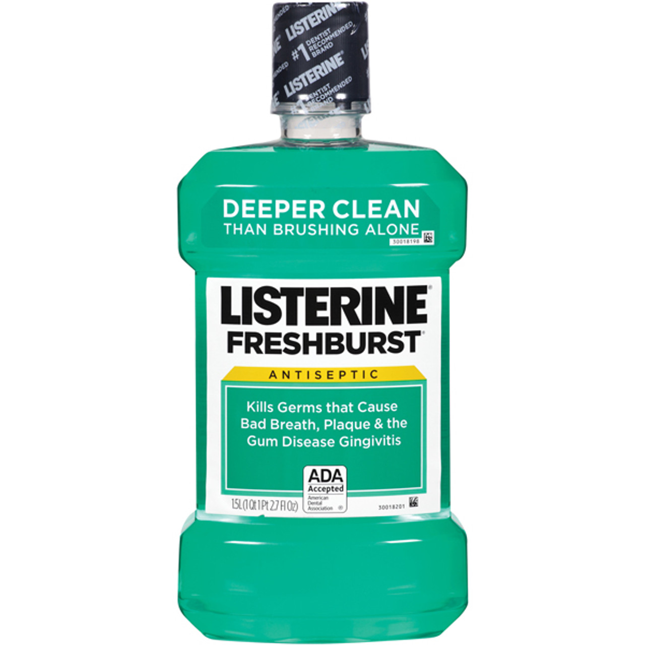 Listerine Antiseptic Mouthwash, Cool Mint, Deeper Clean - 8.5 oz