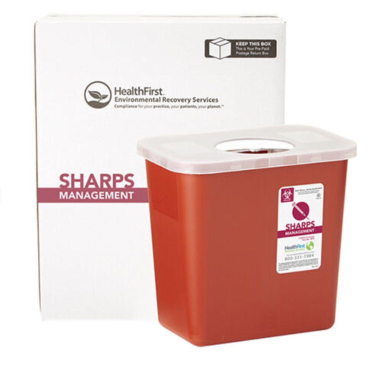 Sharps Recovery Dental Containers 2 Gallon, Each Dental Wholesale Direct
